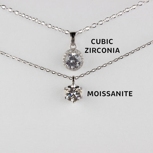 Cubic Zirconia vs. Moissanite: What's the Difference?