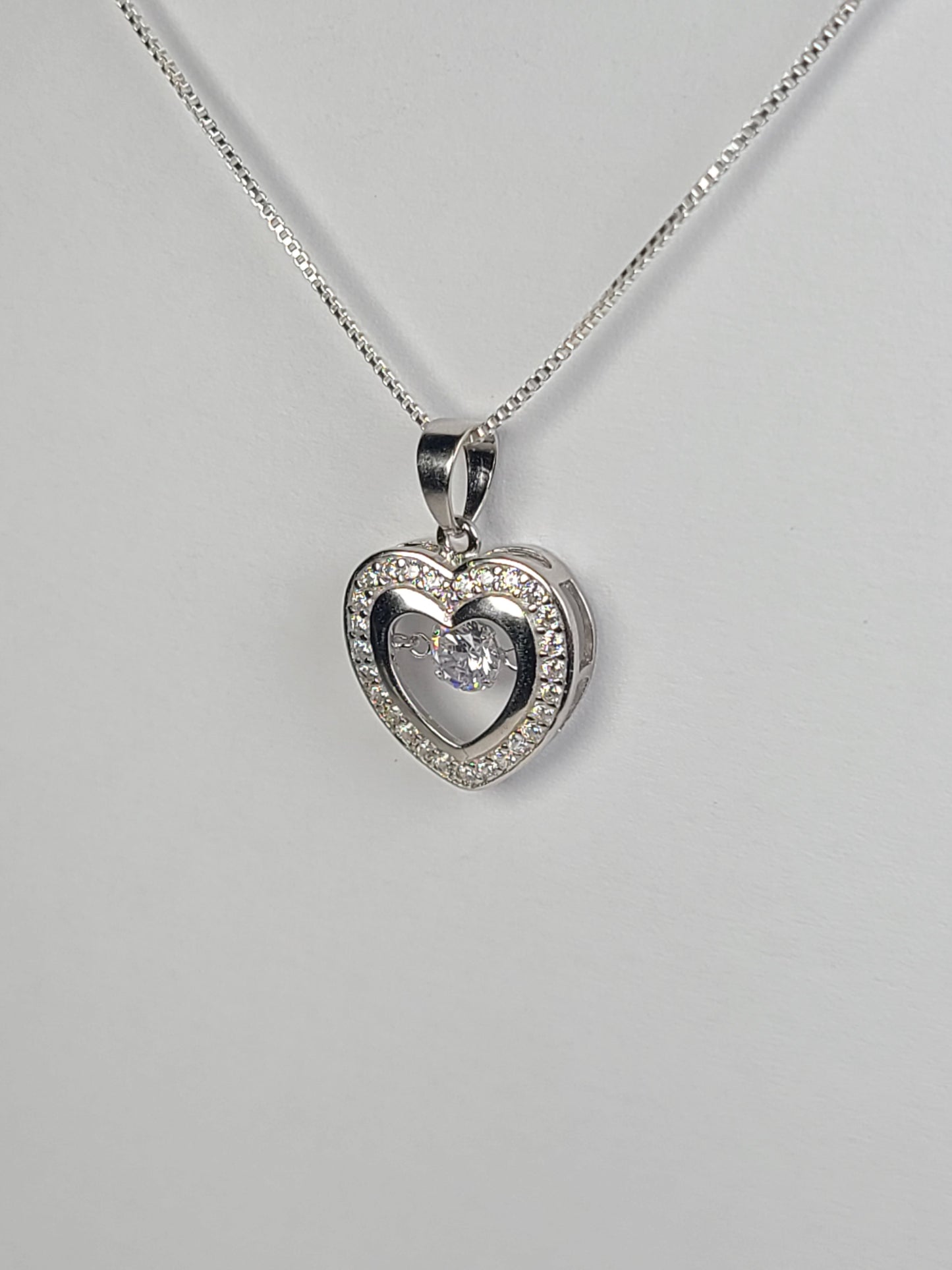 TRUE LOVE - 925 SOLID SILVER NECKLACE