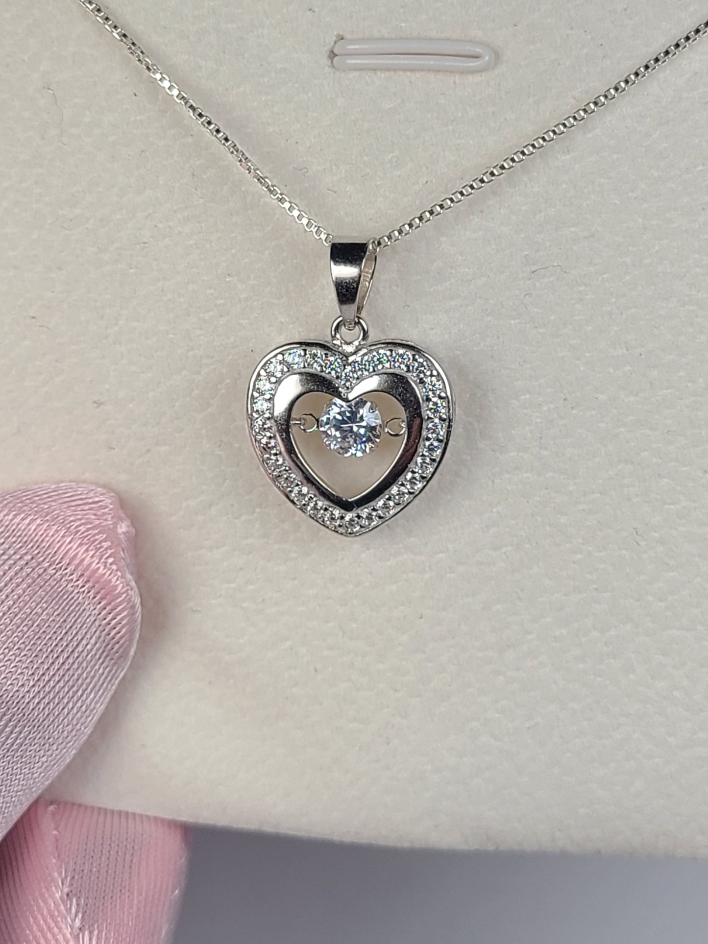 TRUE LOVE - 925 SOLID SILVER NECKLACE