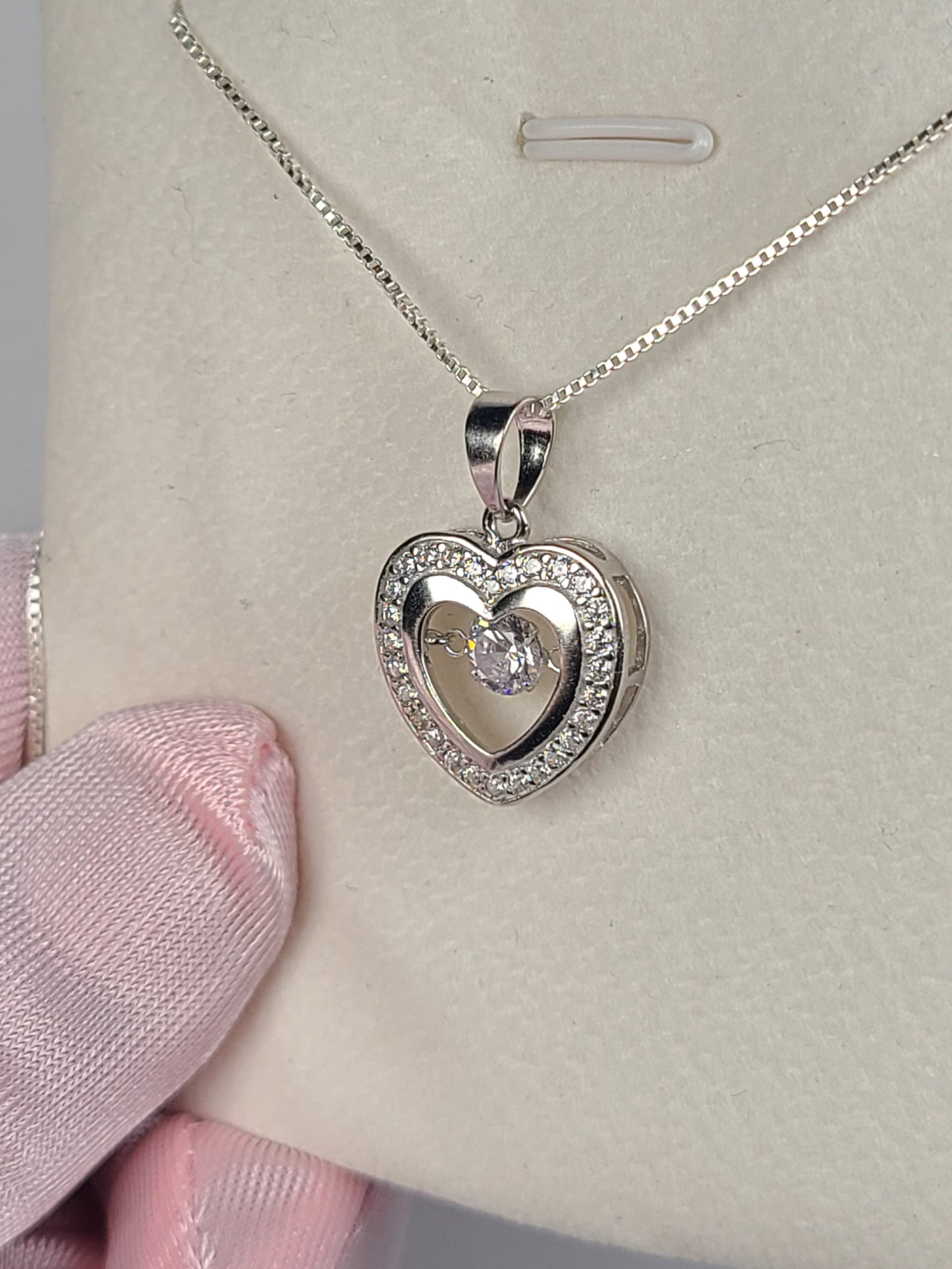 TRUE LOVE - 925 SOLID SILVER NECKLACE