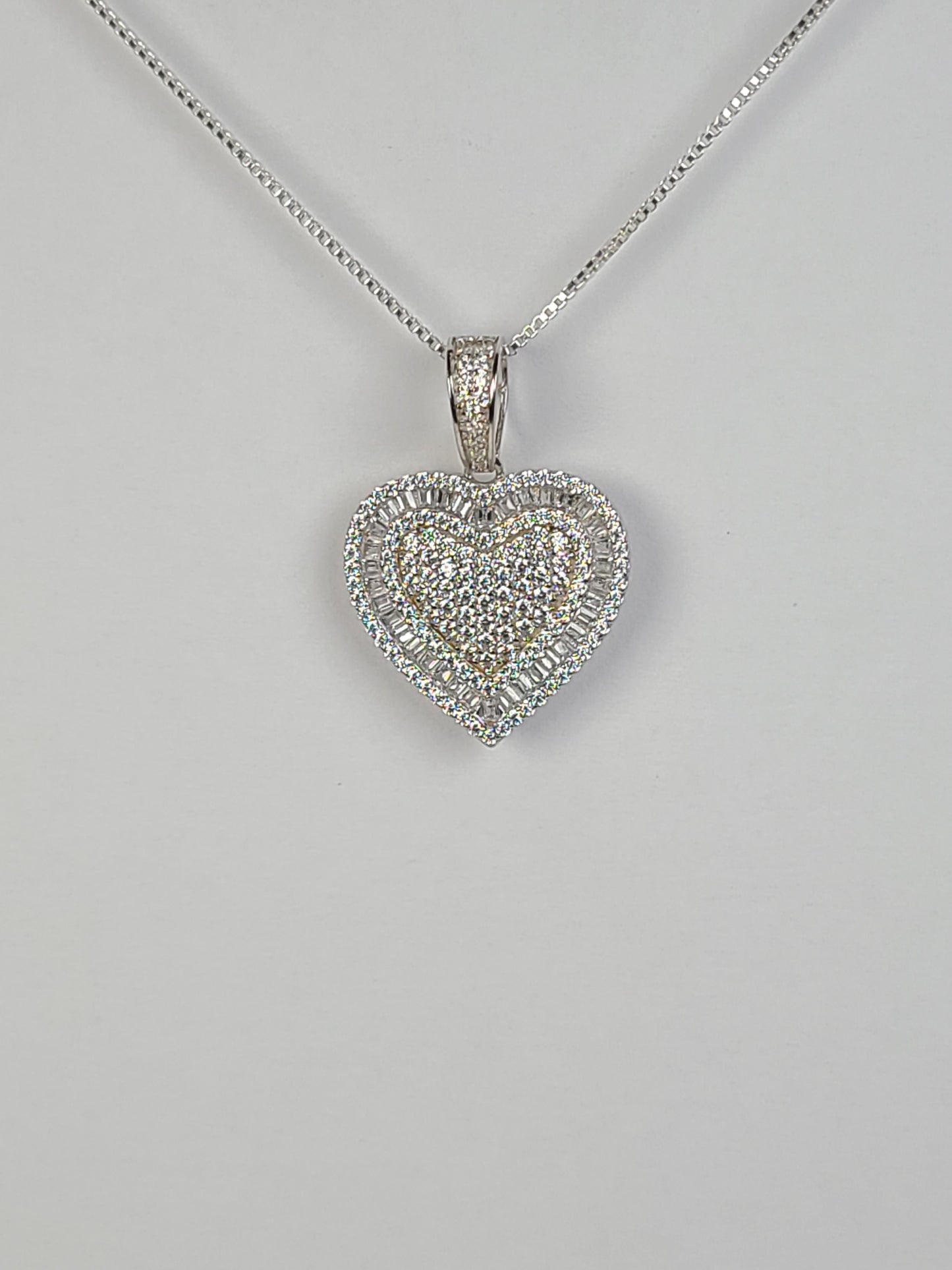 SWEETHEART SPARKLE - SOLIDE 925 SILVER WITH RHODIUM PLATING