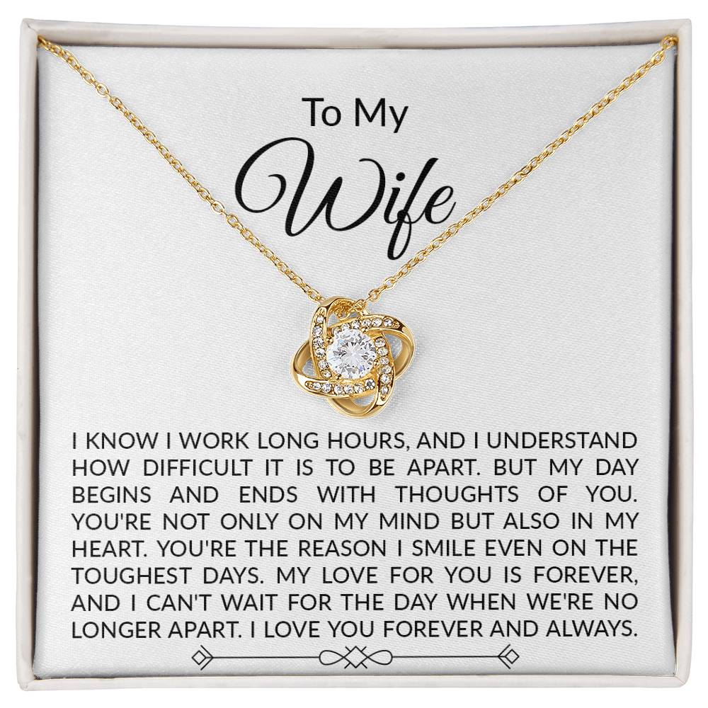 TO MY WIFE - I CAN'T WAIT TO BE TOGETHER