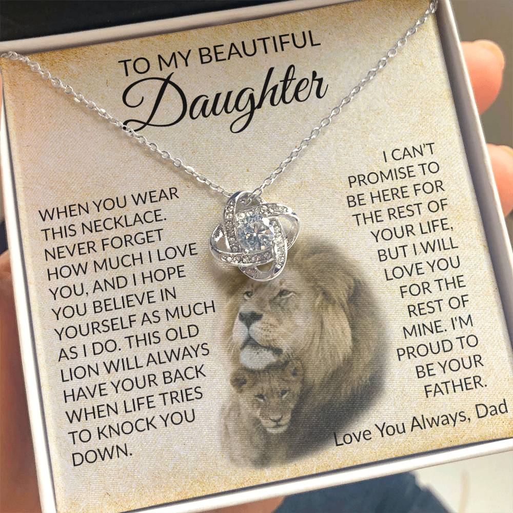 TO MY BEAUTIFUL DAUGHTER - WHEN YOU WEAR THIS NECKLACE