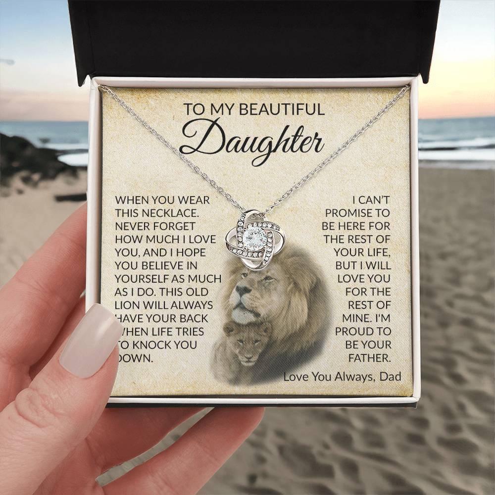 TO MY BEAUTIFUL DAUGHTER - WHEN YOU WEAR THIS NECKLACE