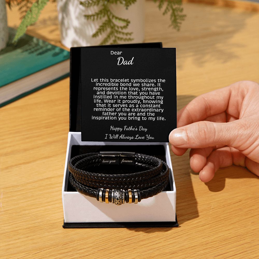 DEAR DAD - TO AN EXTRAORDINARY FATHER - BRACELET