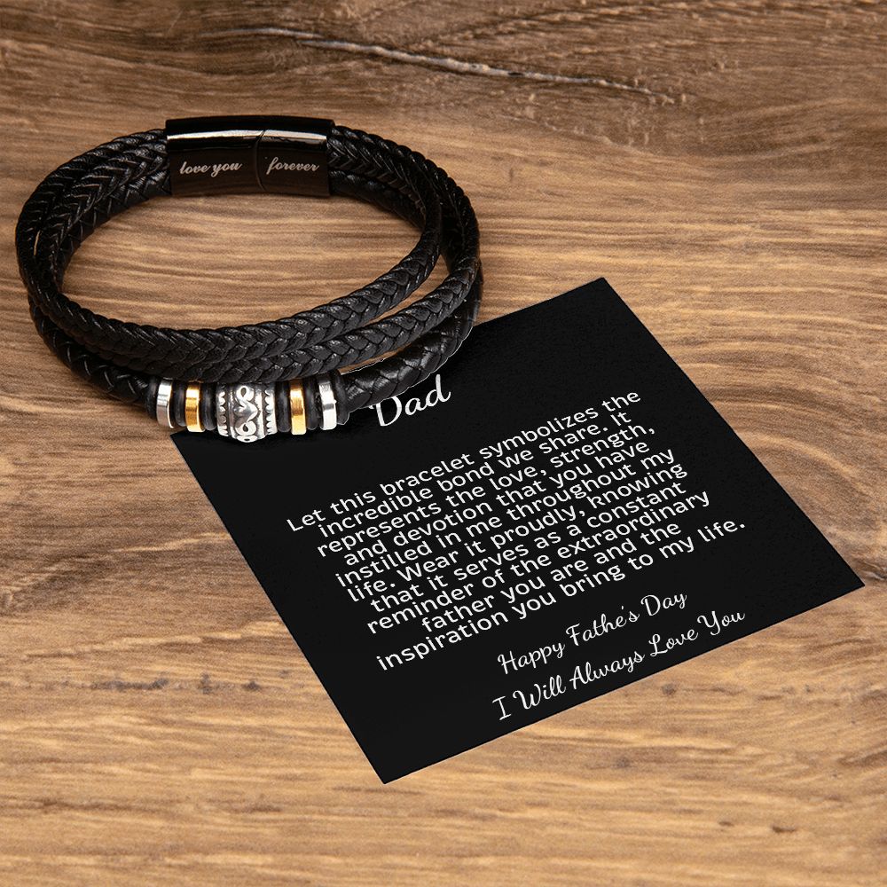 DEAR DAD - TO AN EXTRAORDINARY FATHER - BRACELET