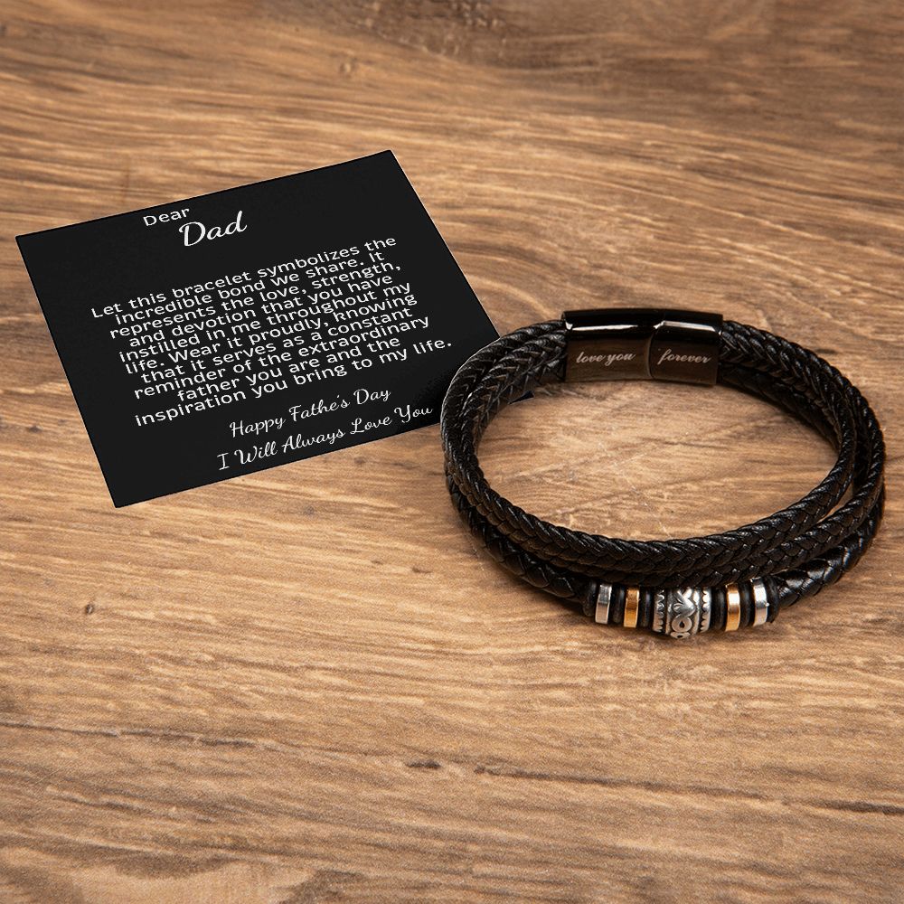 DEAR DAD - TO AN EXTRAORDINARY FATHER - BRACELET