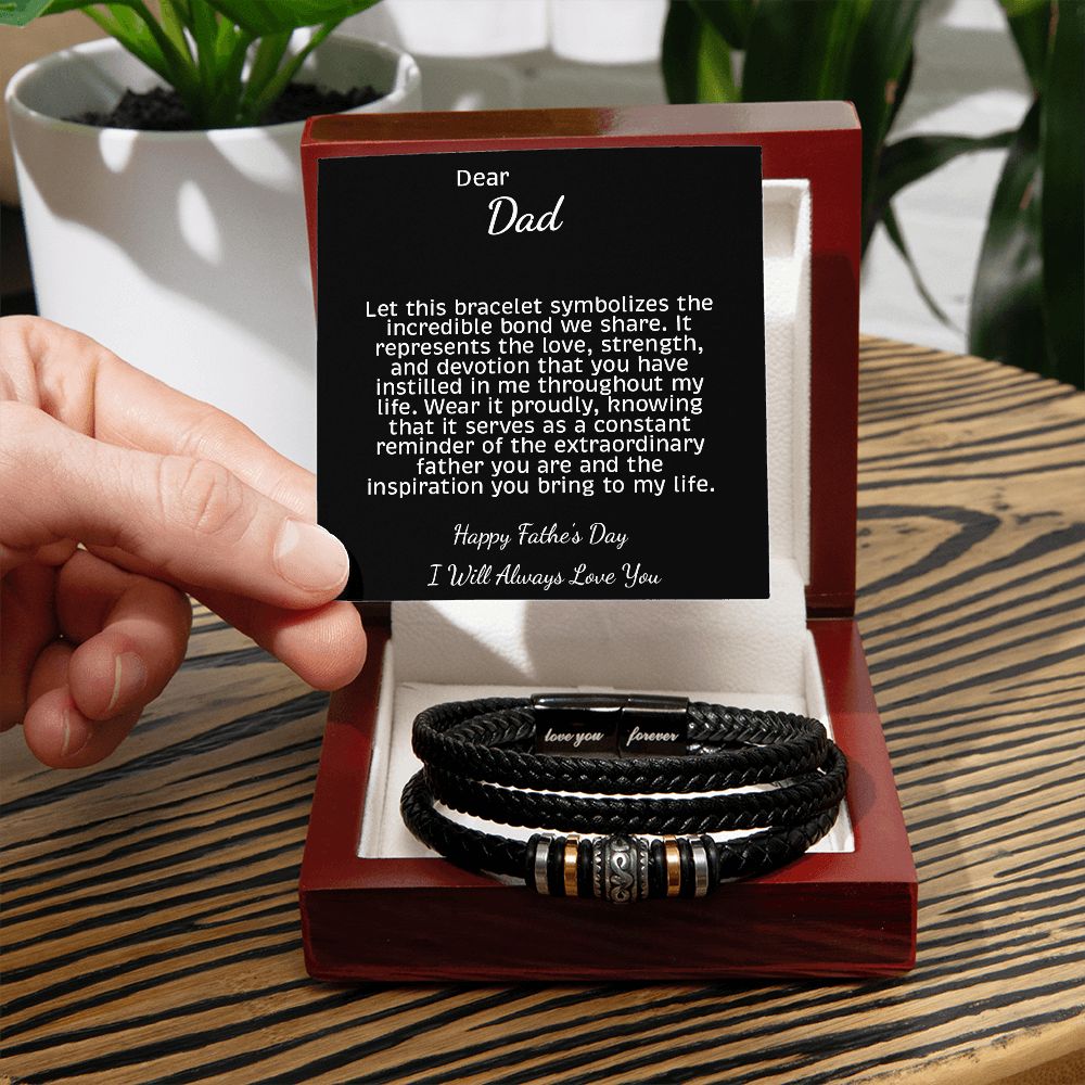 DEAR DAD - TO AN EXTRAORDINARY FATHER - BRACELET