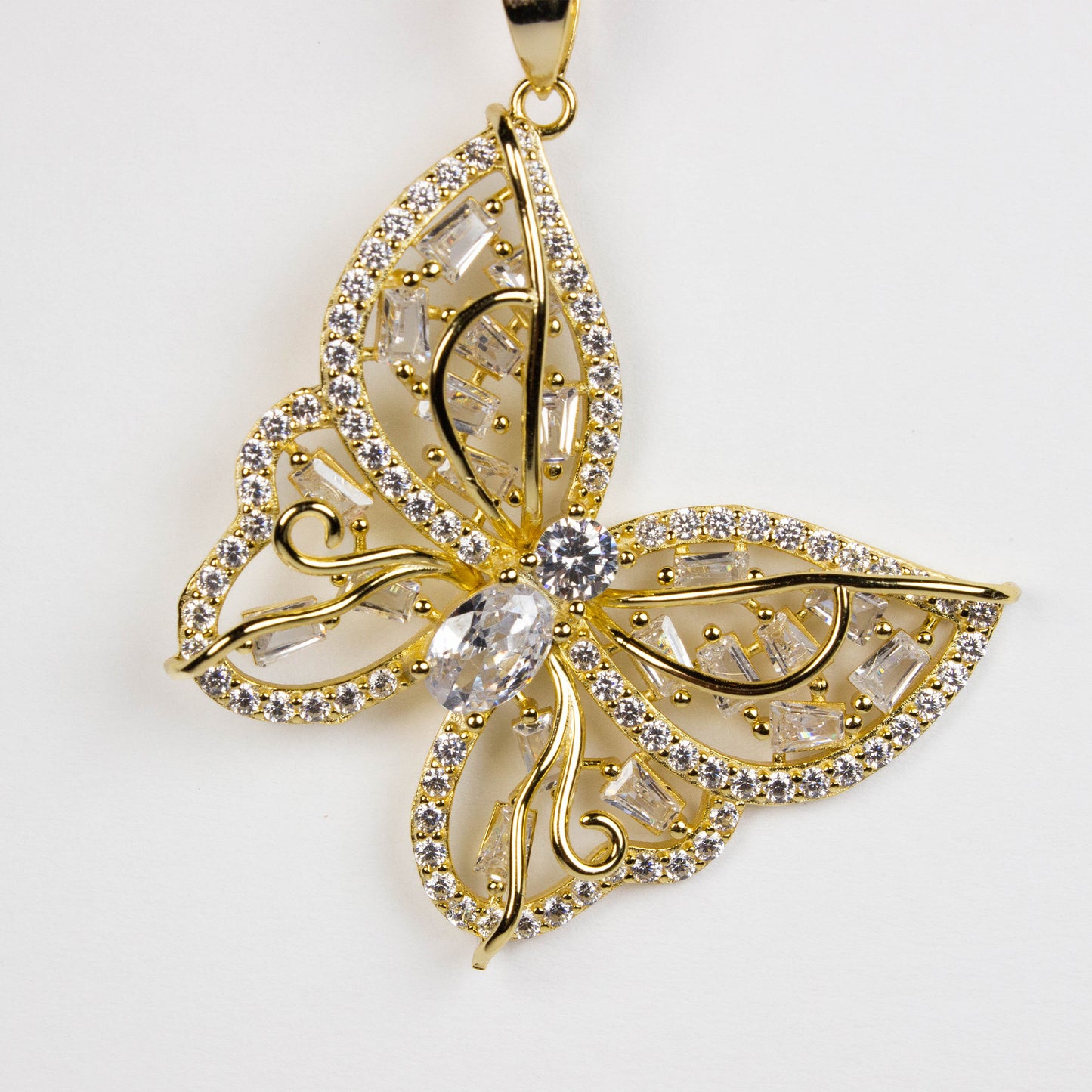 BUTTERFLY BLISS - GOLD PLATED OVER 925 SOLID SILVER