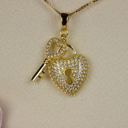 KEY TO MY HEART - GOLD PLATED