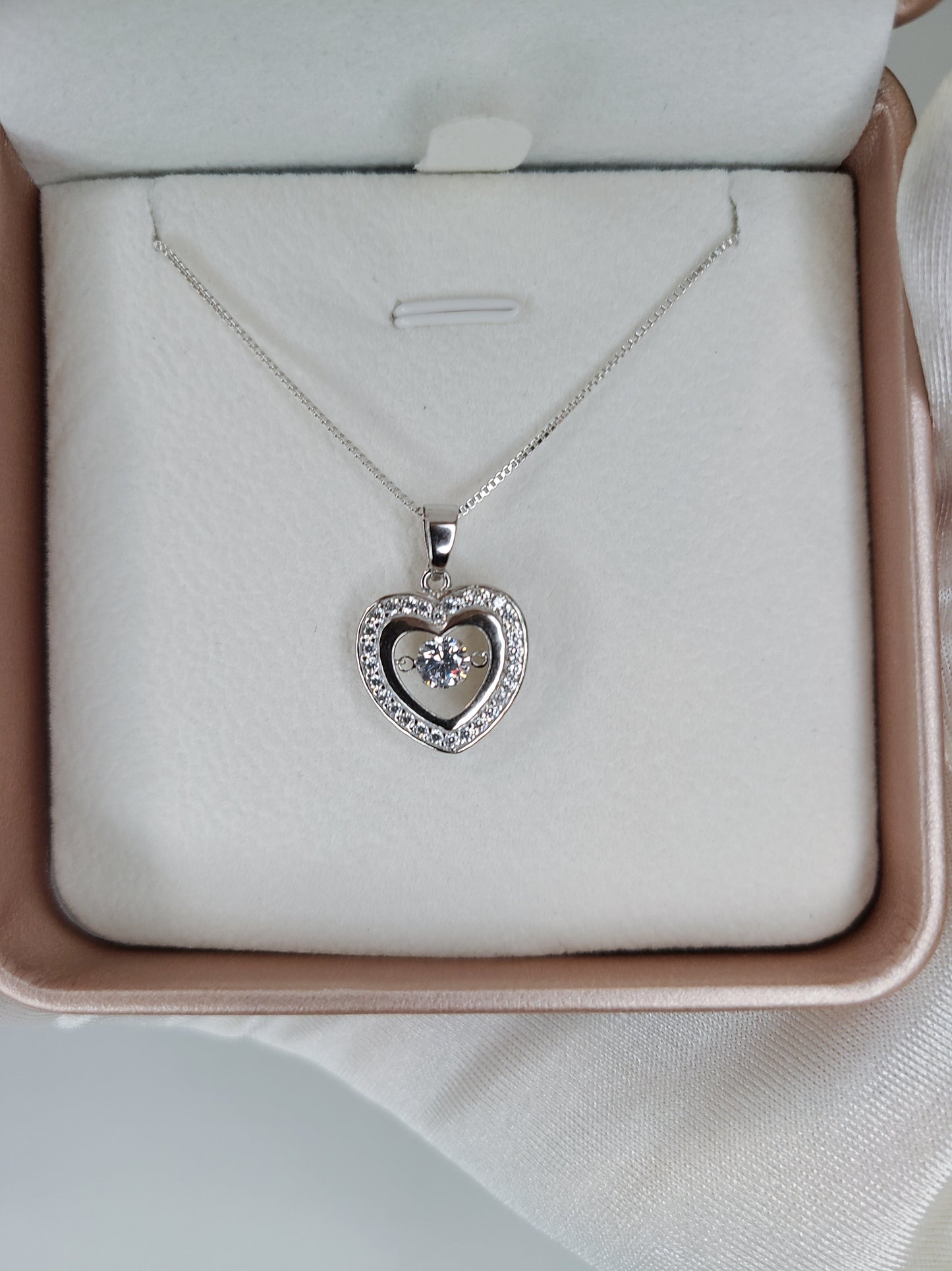 TRUE LOVE - 925 SOLID SILVER NECKLACE