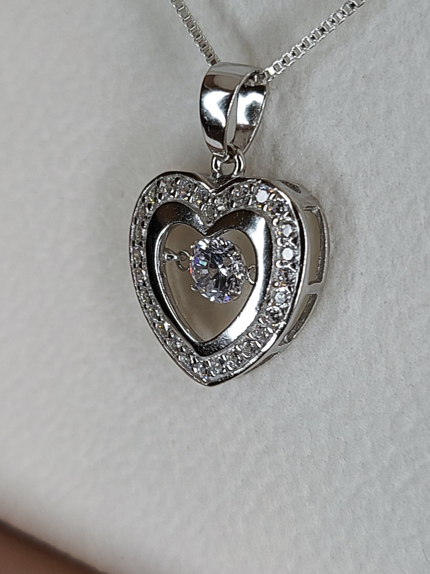 TRUE LOVE - 925 SOLID SILVER NECKLACE