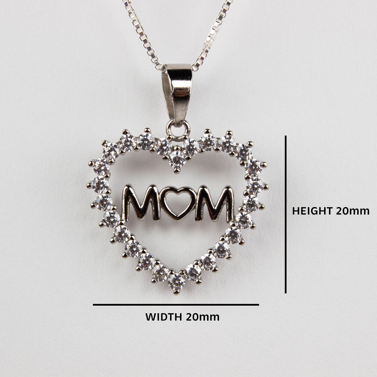 I LOVE YOU MOM NECKLACE