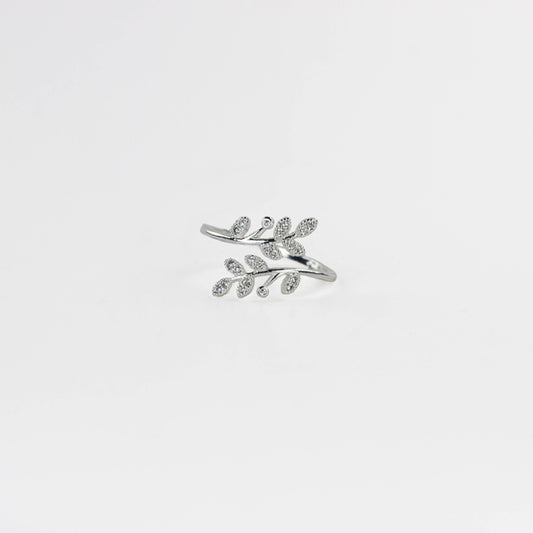 OLIVE BRANCH RING - RESIZABLE