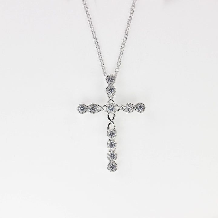 BRILLIANT CUBIC ZIRCONIA CROSS