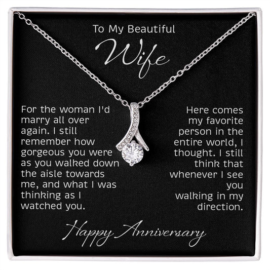 HAPPY ANNIVERSARY - FROM HUSBAND - TO WIFE