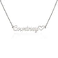 PERSONALIZED HEART NAME NECKLACE - MADE AND SHIPS FROM USA