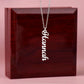 PERSONALIZED VERTICAL NAME NECKLACE | MADE AND SHIPS FROM USA