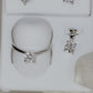 MOISSANITE 925 SOLID SILVER - 4 CARAT SET