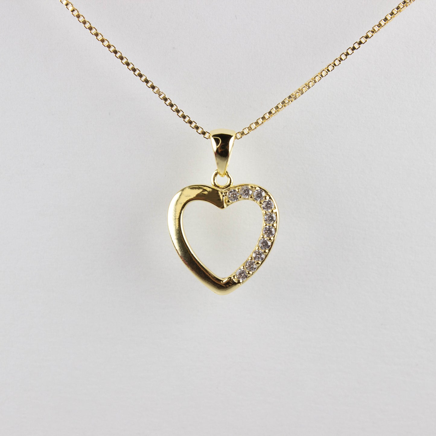 HEART'S DESIRE - SOLID 925 SILVER WITH GOLD PLATING