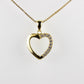 HEART'S DESIRE - SOLID 925 SILVER WITH GOLD PLATING