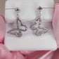 SPARKLING BUTTERFLIES  - 925 SOLID SILVER