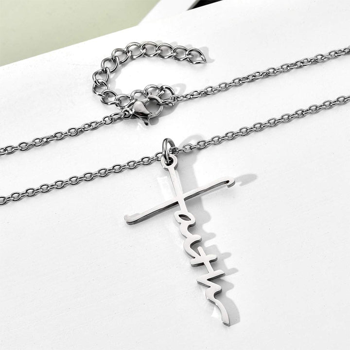 FAITH CROSS NECKLACE