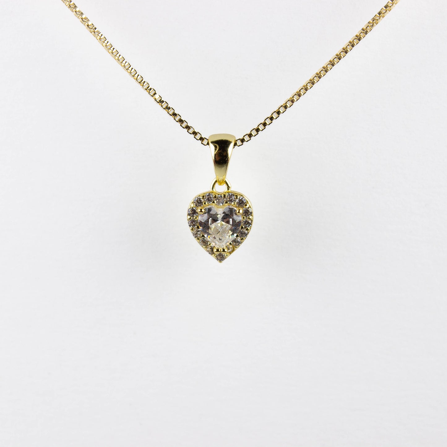 MY LITTLE HEART OF GOLD - SOLID SILVER 925 WITH GOLD PLATING