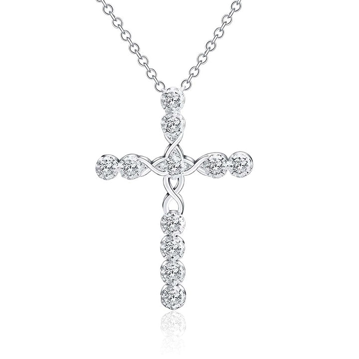 BRILLIANT CUBIC ZIRCONIA CROSS