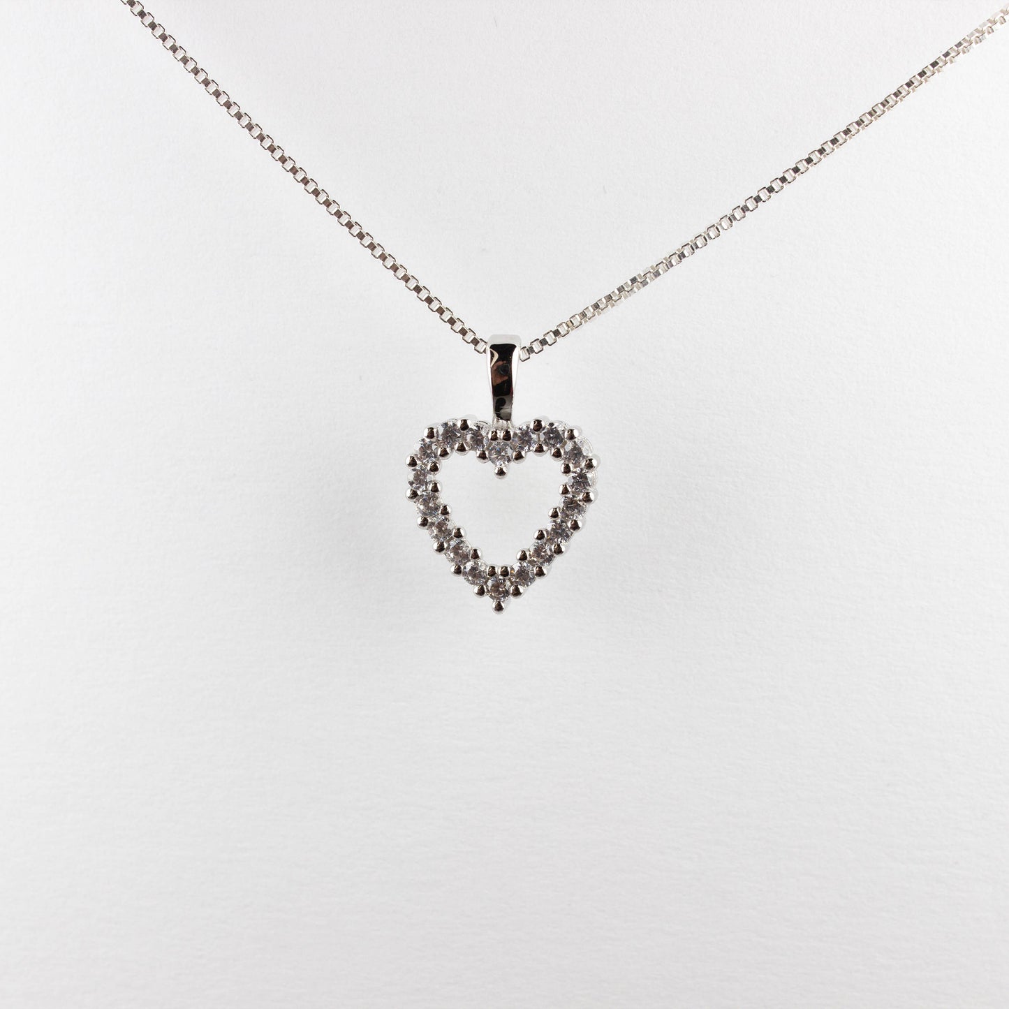 LOVE AT FIRST SIGHT SILVER - SOLID 925 SILVER RHODIUM PLATED