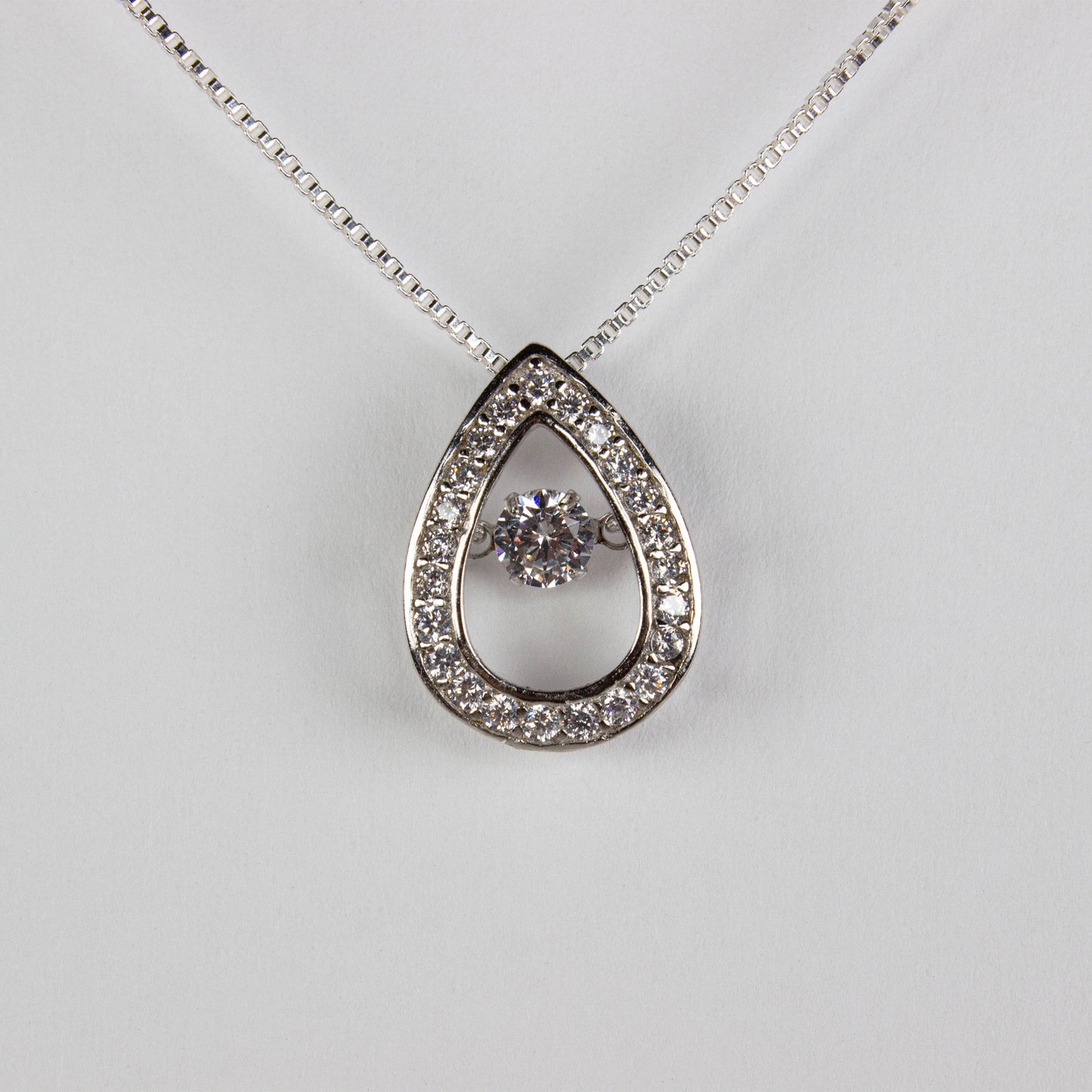 RADIANT TEARDROP NECKLACE