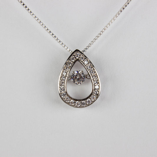 RADIANT TEARDROP NECKLACE